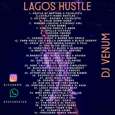 [Dj Mix] Dj Venum – Lagos Hustle Mixtape mp3 Audio Download