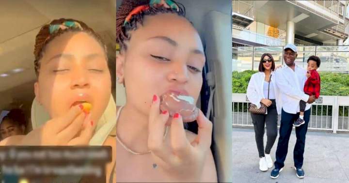 Regina Daniels Reveals What She Tells Husband, Ned Nwoko Whenever He Complains About Her Eating Habit