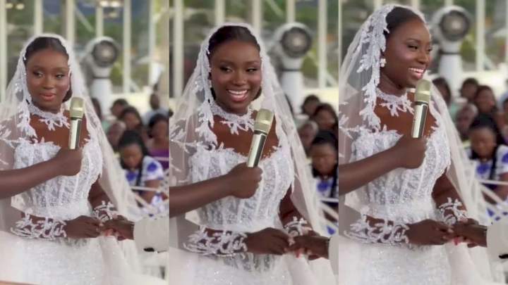 Bride pledge bosom