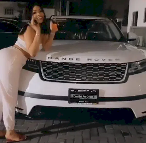 EFCC Allegedly Seized Nengi's Range Rover Over Link To Fraud (Video)