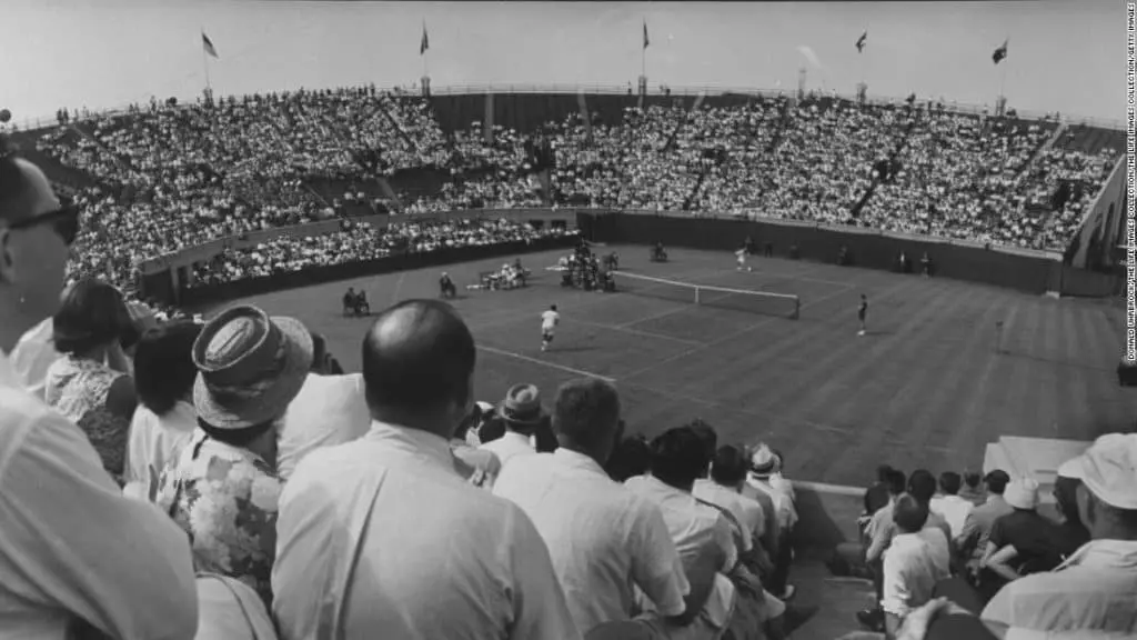 How have tennis courts evolved over the years?
