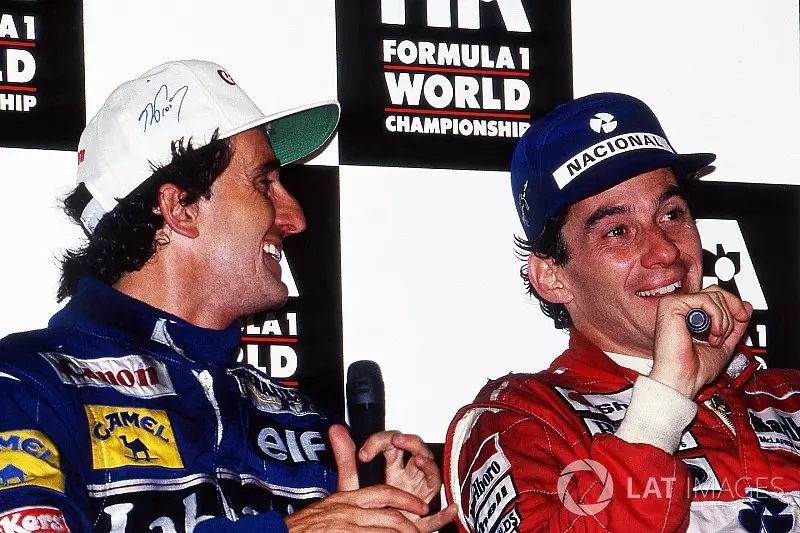 The rivalry between Alain Prost and Ayrton Senna