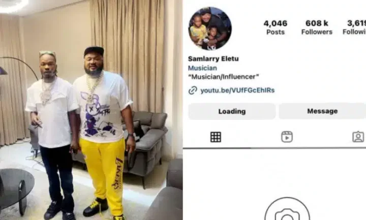 Naira Marley's friend Sam Larry deactivates Instagram account following Mohbad's death
